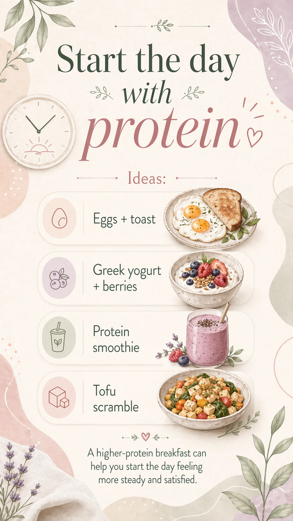 Start the day with protein: PCOS-friendly breakfast ideas