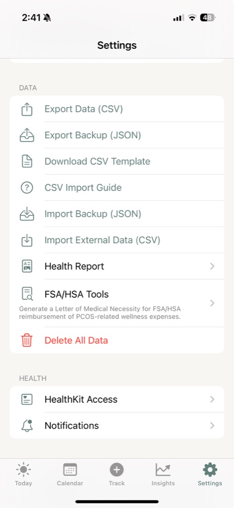 CycleBalance report export preview